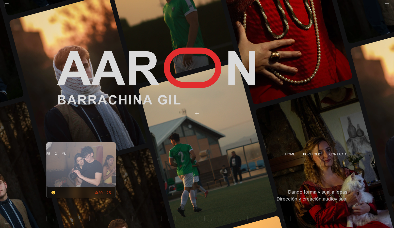Mockup portfolio Aaron Barrachina Gil diseñado por ARKO
