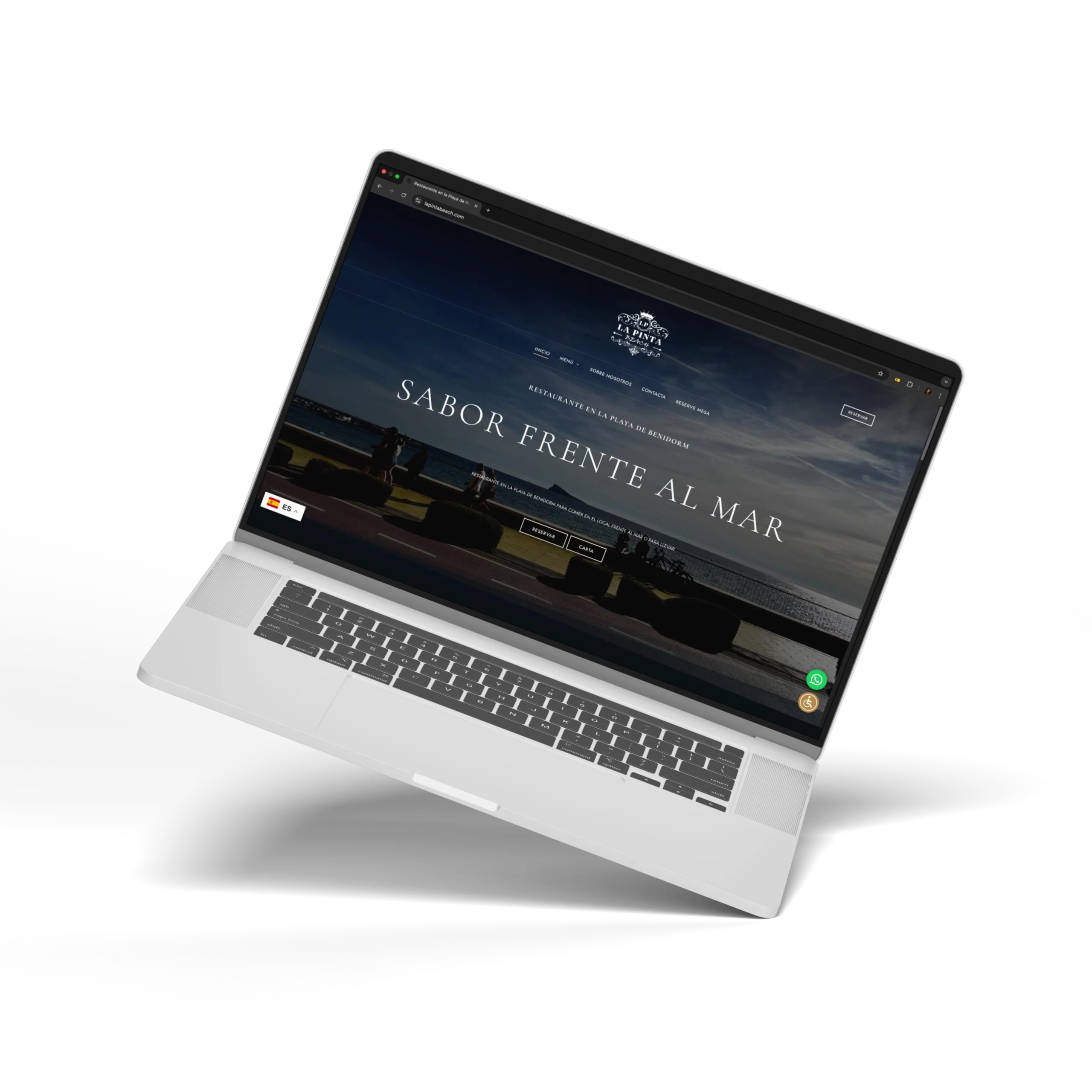 La Pinta Beach, web diseñada por ARKO