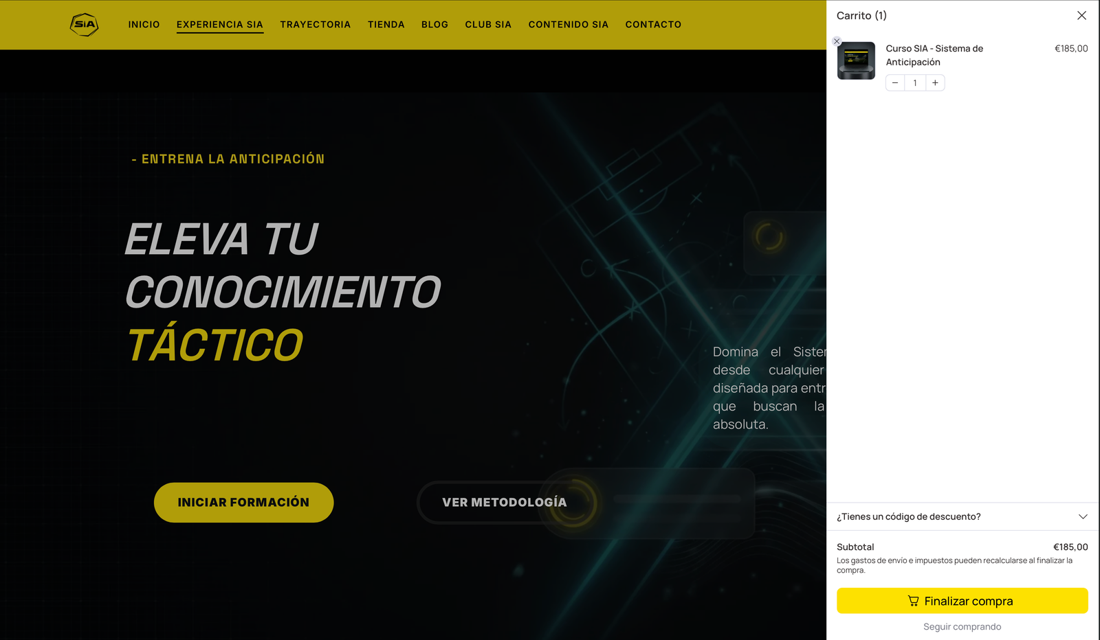 Sección de metodología, SIA