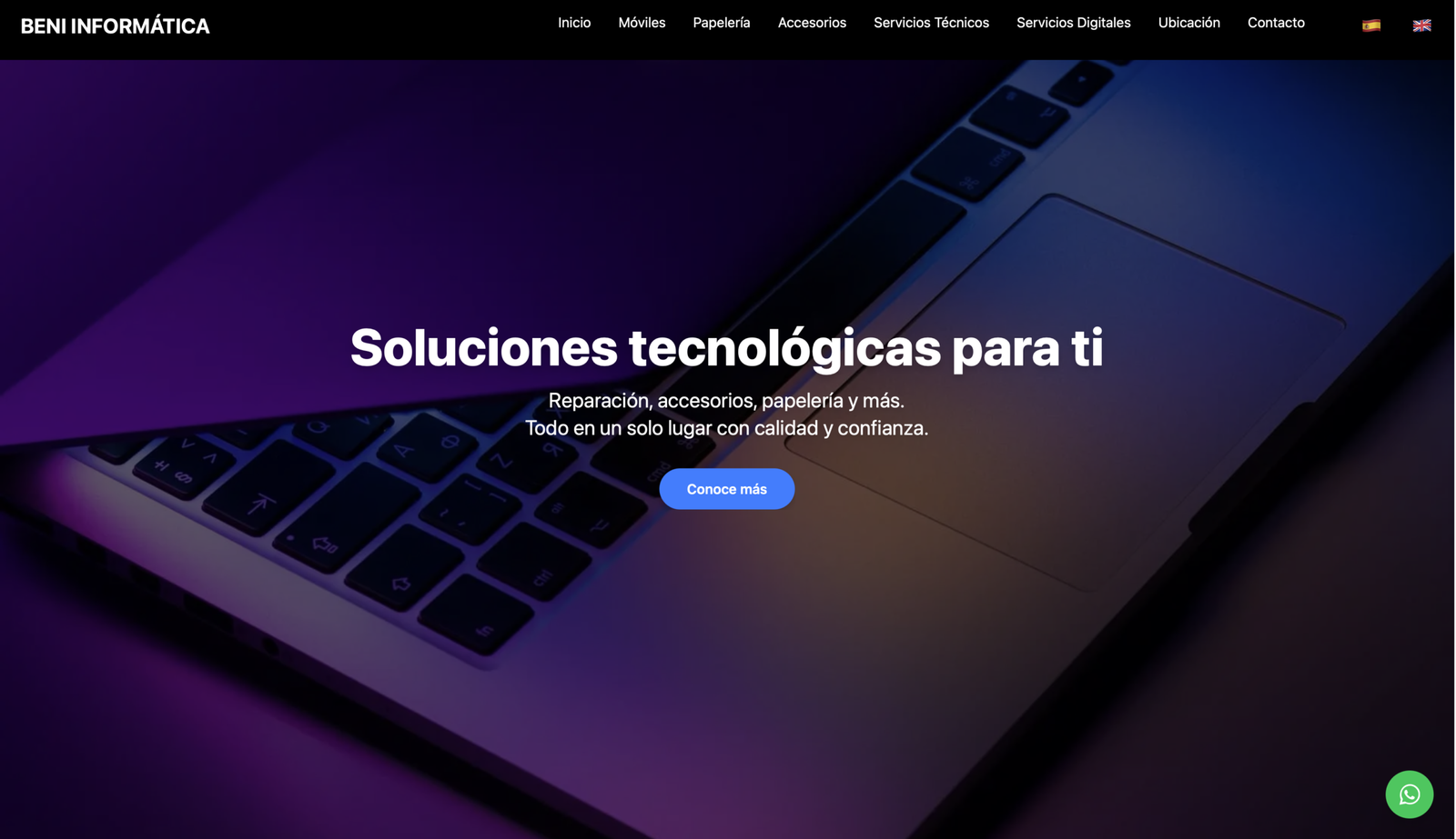 Hero Beni Informatica sin inicio