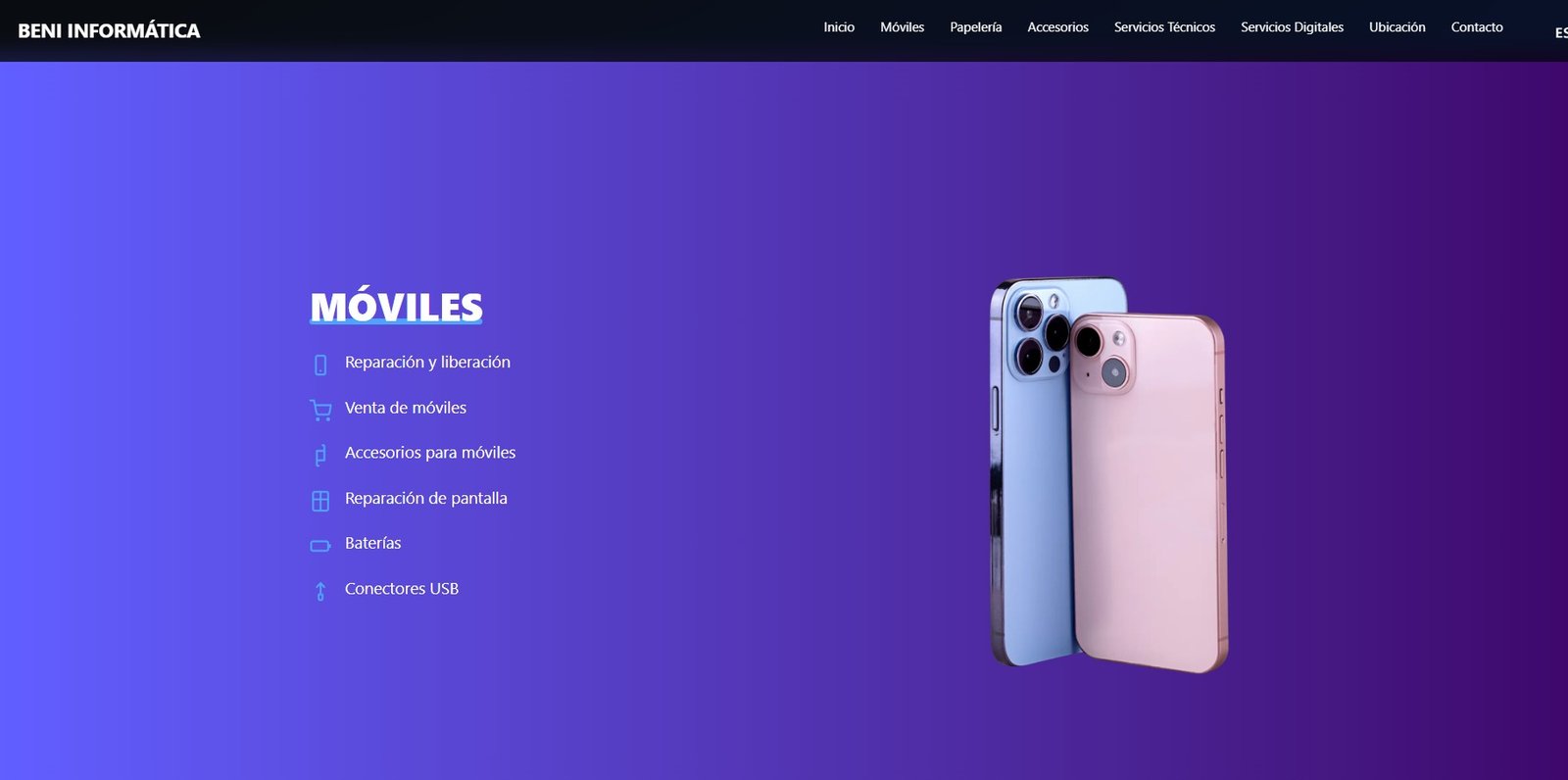 Reparación de móviles y accesorios en Benidorm